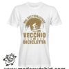 0549 vecchio in bicletta T-shirt Uomo Donna Bambino